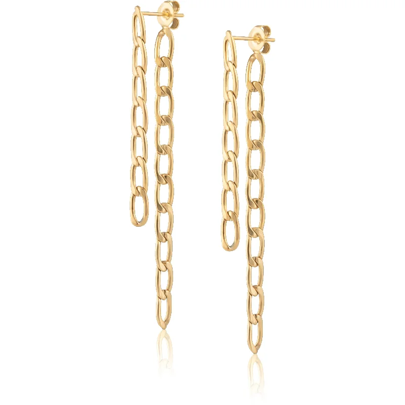 Fígaro Double Chain Earrings