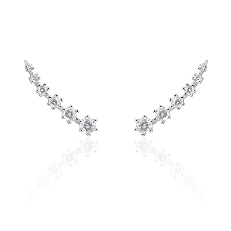 Celina CZ Bar Earring