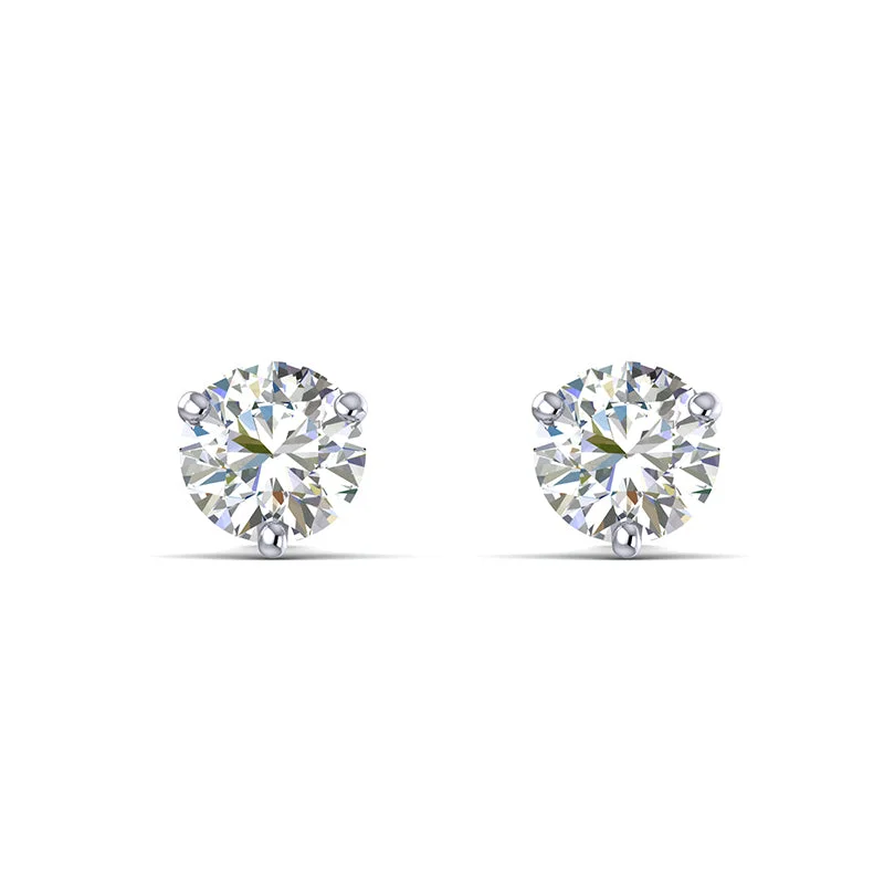 Fey & Co Exclusive  Lab Grown 1ct twt Diamond Stud Earring