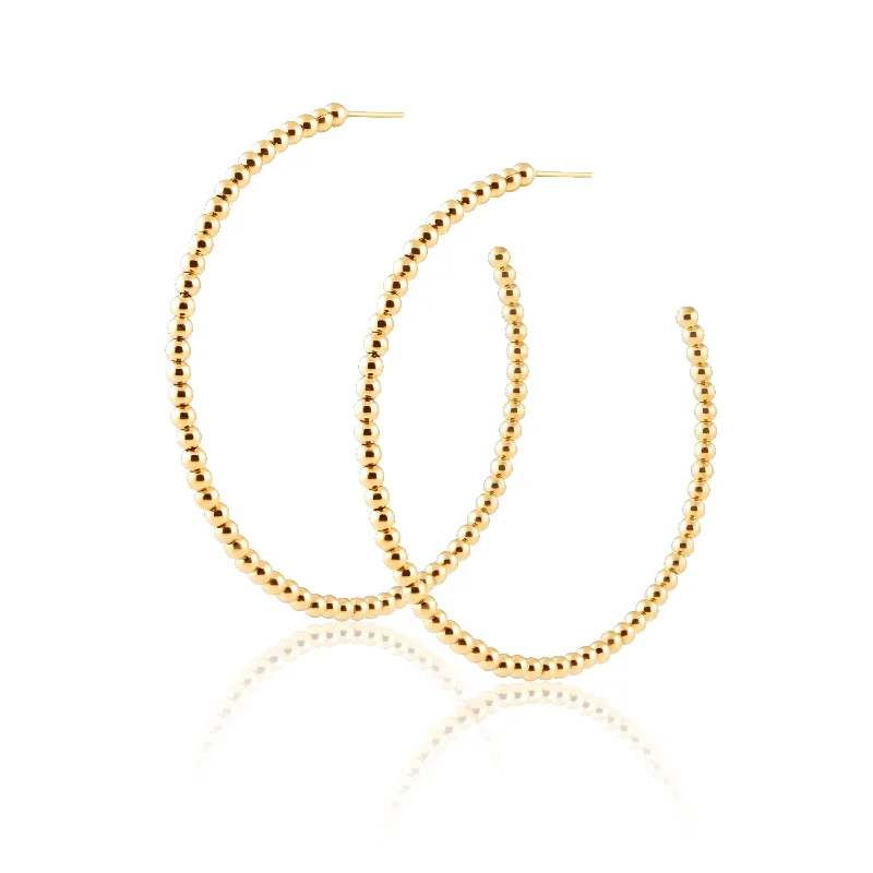 Chelsea Beaded Hoops