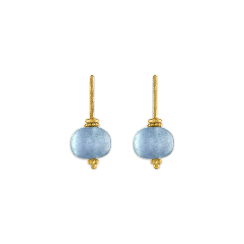 Aquamarine Baby Linea Earrings